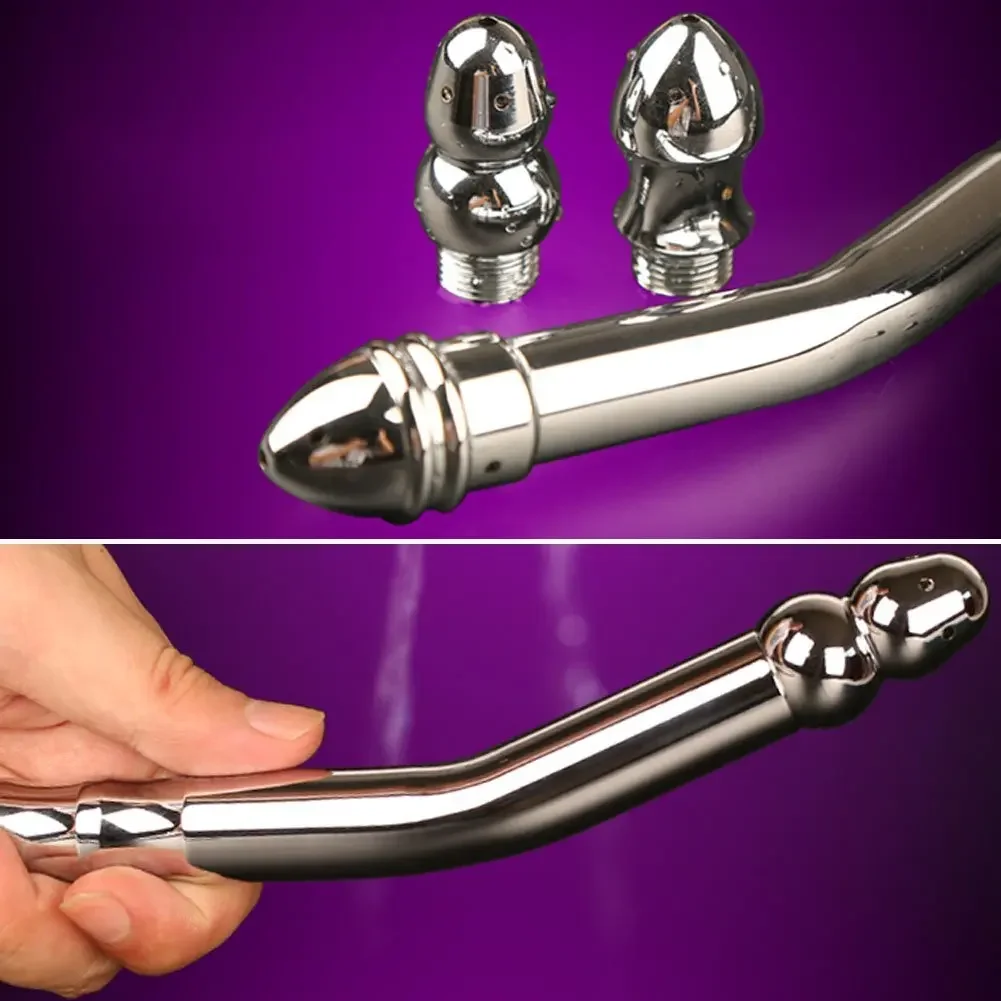 الحنفيات المعدنية المحمولة بيديت الشرج الدوش دش تنظيف حقنة شرجية حقنة شرجية بعقب الأنظف مع 3 تغيير رئيس اكسسوارات الحمام