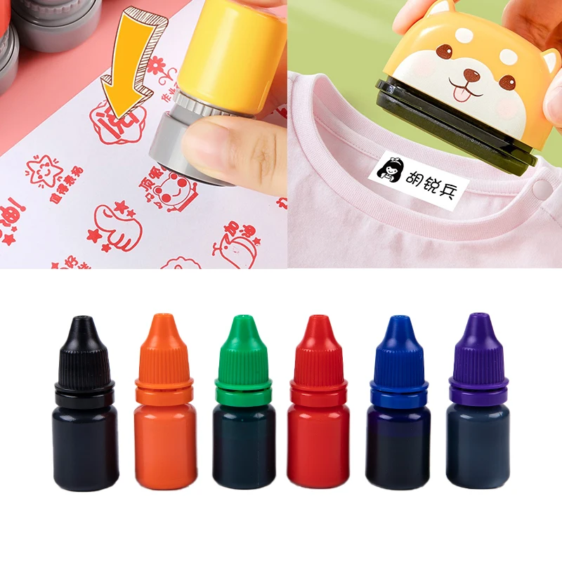 10ml Inkpad Flash Refill Fast Drying Stamping Inking Photosensitive Stamp Oil