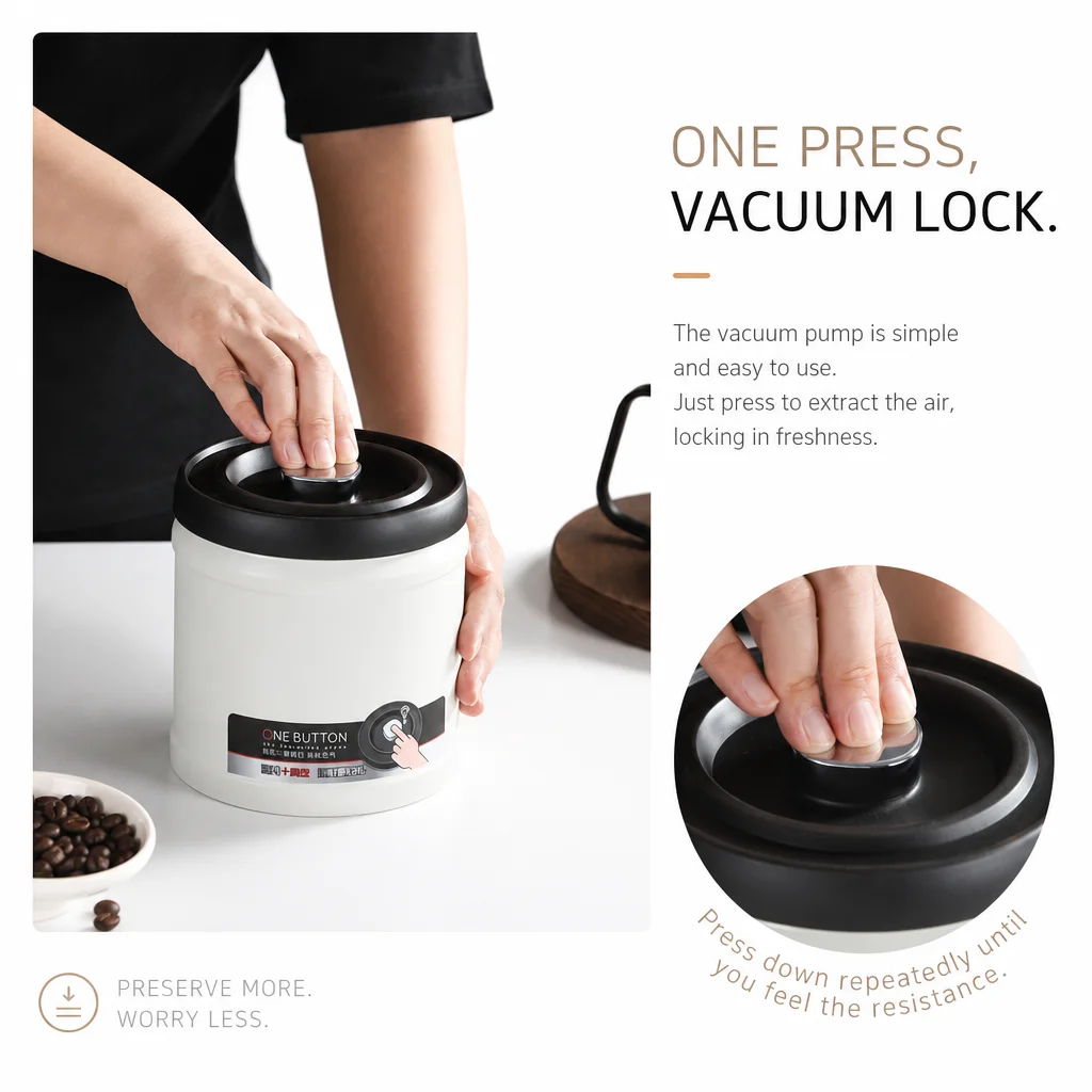 Kaffeebohnen-Vakuumbehälter au – Coffee Tea Jar Set Bewertung und Preis