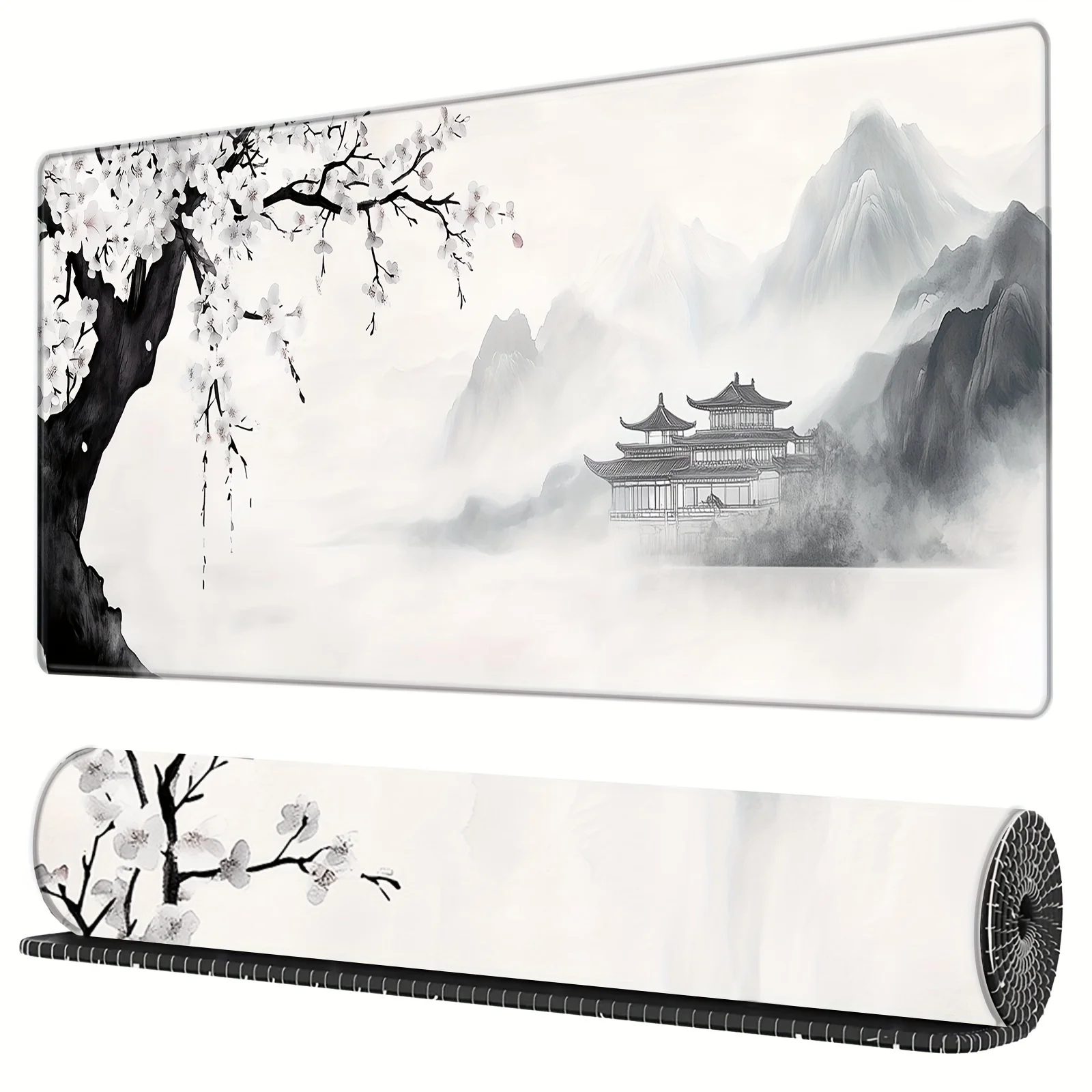 

Mouse Pad Large Gaming Ink landscape Large Mouse Pad for Computer Rubber Base Home Office Mouse Mat desk mat gaming accessories