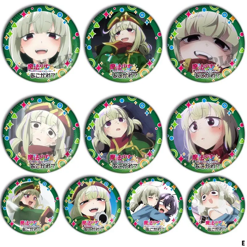 

Японское аниме I Admire Magical Girls And... Булавки Magia Baiser Araga Kiwi Значок Косплей Мультфильм Itabag Bedge Button Брошь DADGE
