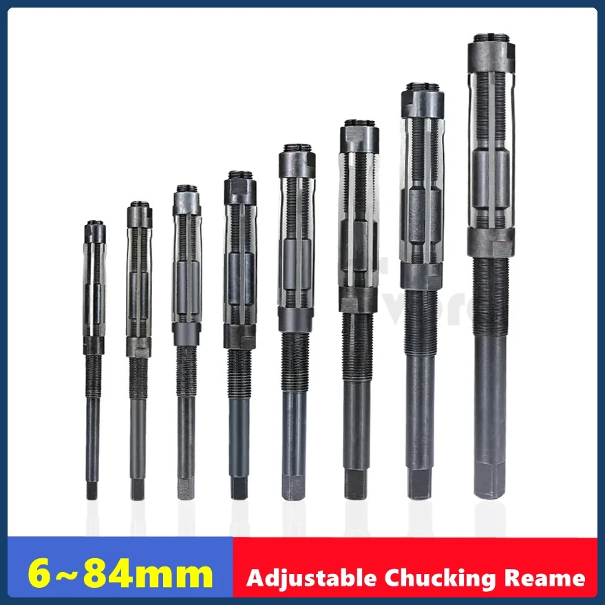 

Adjustable manual reamer 6-84mm, used for manual reaming, deburring, and precision cutting tools. Hand tool