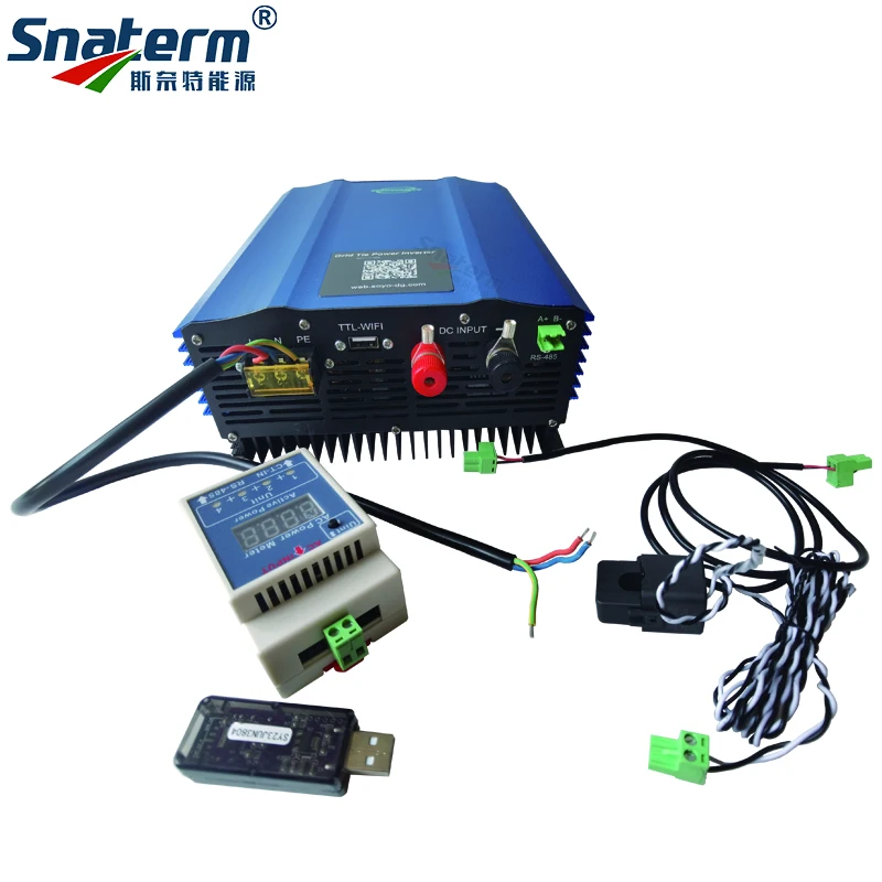 MPPT WIFI 1200W 1000W Pure sine wave on grid power inverter with WI-FI Limiter Sensor Power Inverter KITS