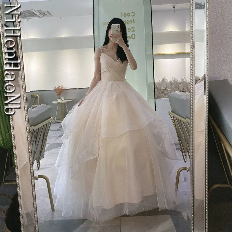 Vestido De quinceañera con volantes para niña, traje De princesa con tirantes finos, 15 unidades