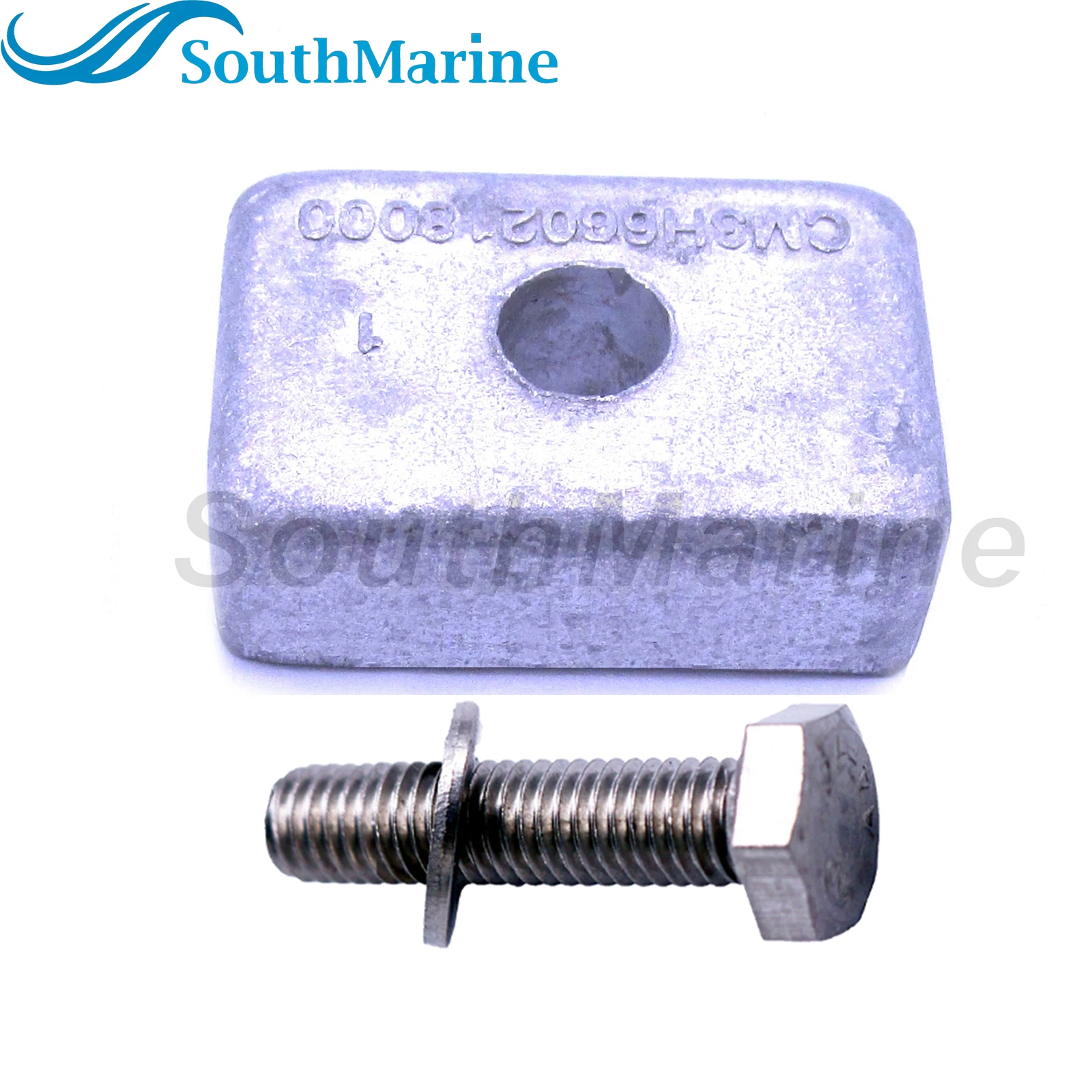 Boat Motor 97-875208 Lower Unit Gearbox Anode for Mercury Mariner 8HP 9.9HP 15HP 20HP Outboard Engine