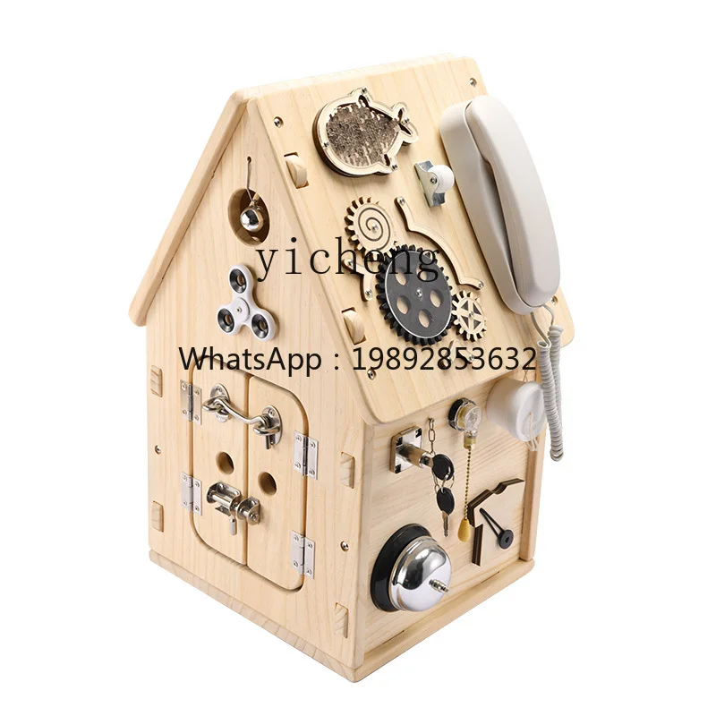 ZZ Early Education Busy House Finished Product Enlightenment House Toy Baby Teaching Aids