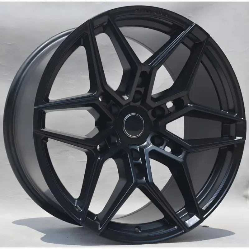 WMWMNU Precision Made Aluminum Alloy Matte Black Mesh Design Wheels 6x139.7 20 Inch Rims 10/20mm ET Perfect Fitment for