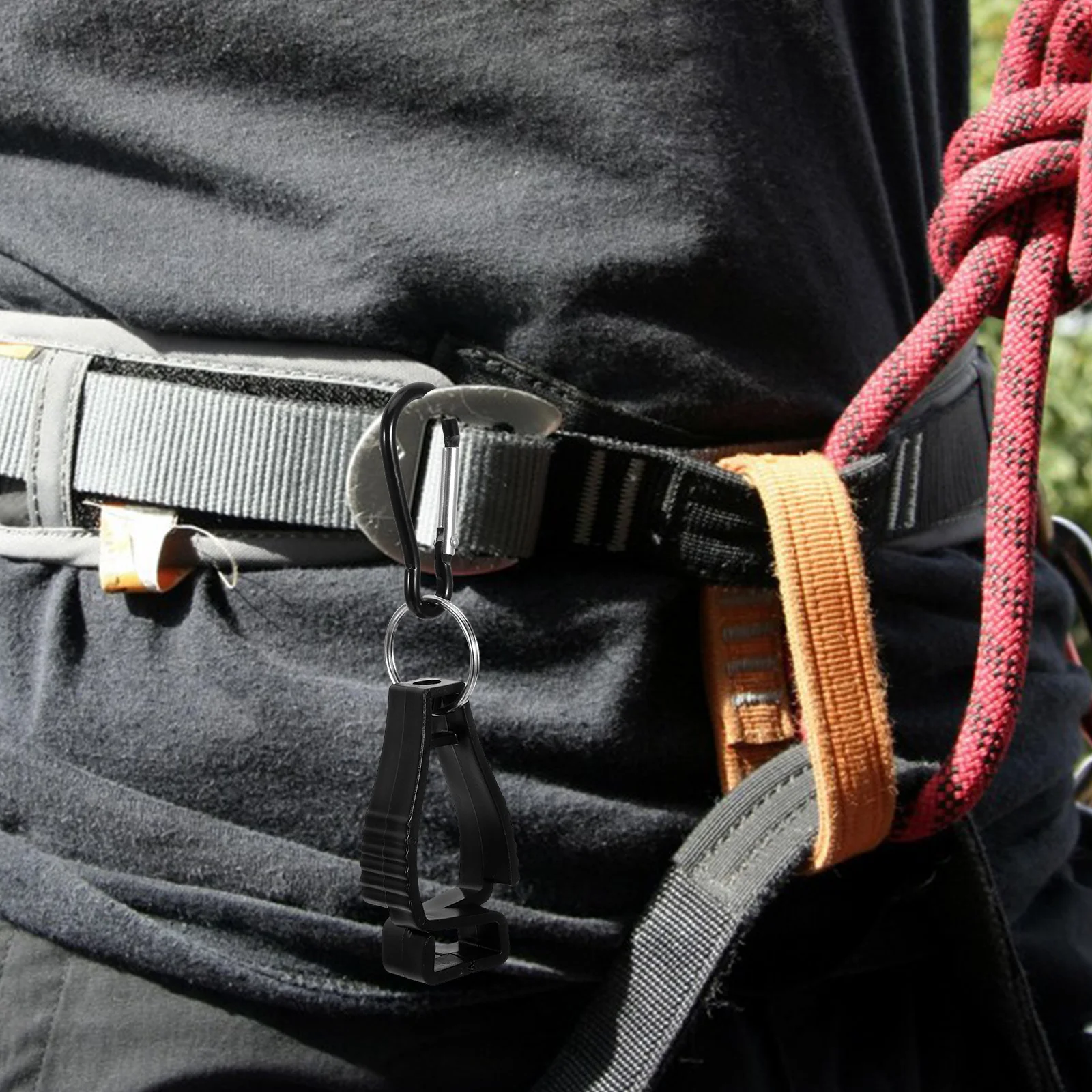 

2pcs Belt Clip Hook For Hiking Camping Supplies Outdoor Hanging Hook Multi-Function Small Items Organizer Hat Towel