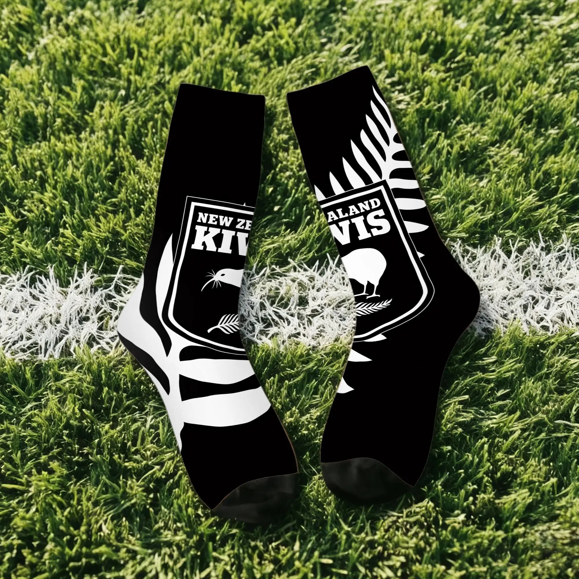 Hip Hop Retro New Zealand Crazy Men's compression Socks Unisex  Harajuku Pattern Printed Funny Sock Match Day Essentials