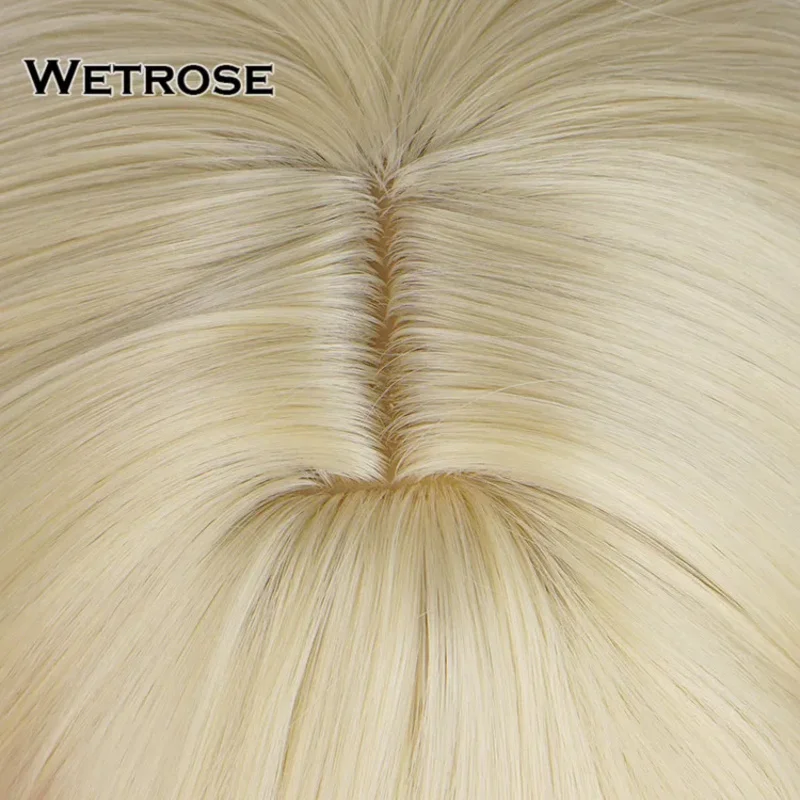 

zizi 2025 【Wetrose】 Mococo New Year Abyssgard Cosplay Kimono Outfit Curly Two Ponytail Clips Full Set Wig Halloween Xmas