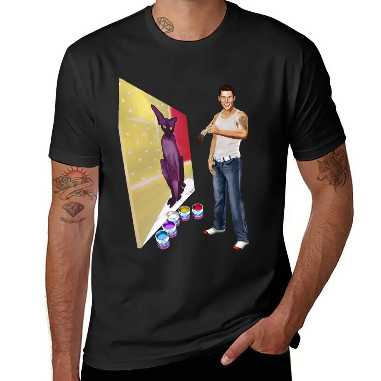 

David Bromstad, the Design Star T-Shirt custom t shirt Man t-shirt oversizeds mens t shirt