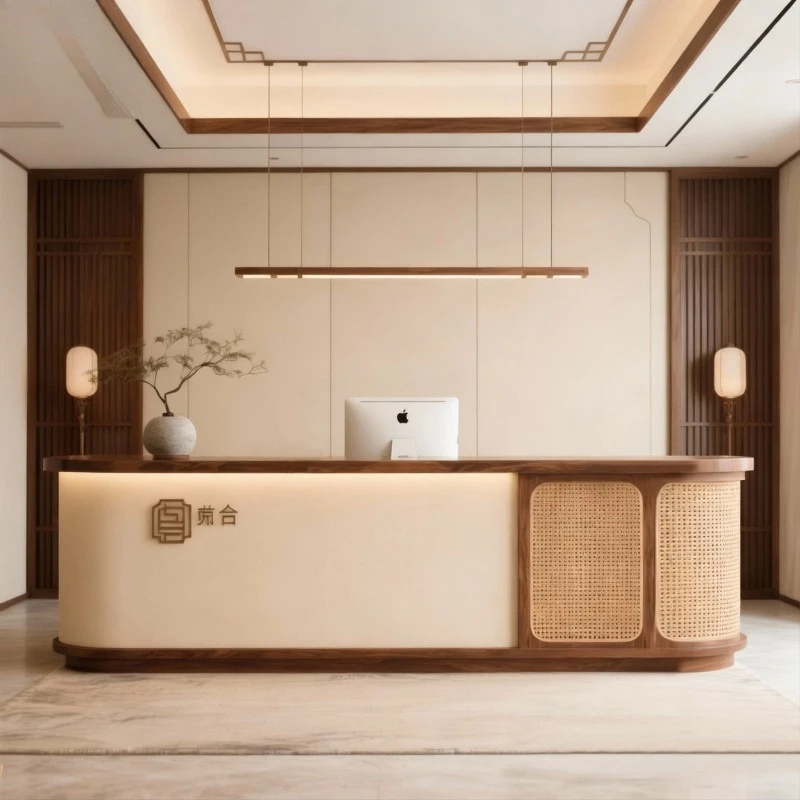 

Task Spacious Reception Desk Conference Modern Reception Counter Computer Contemporary Mostrador Recepcion Reception Furniture