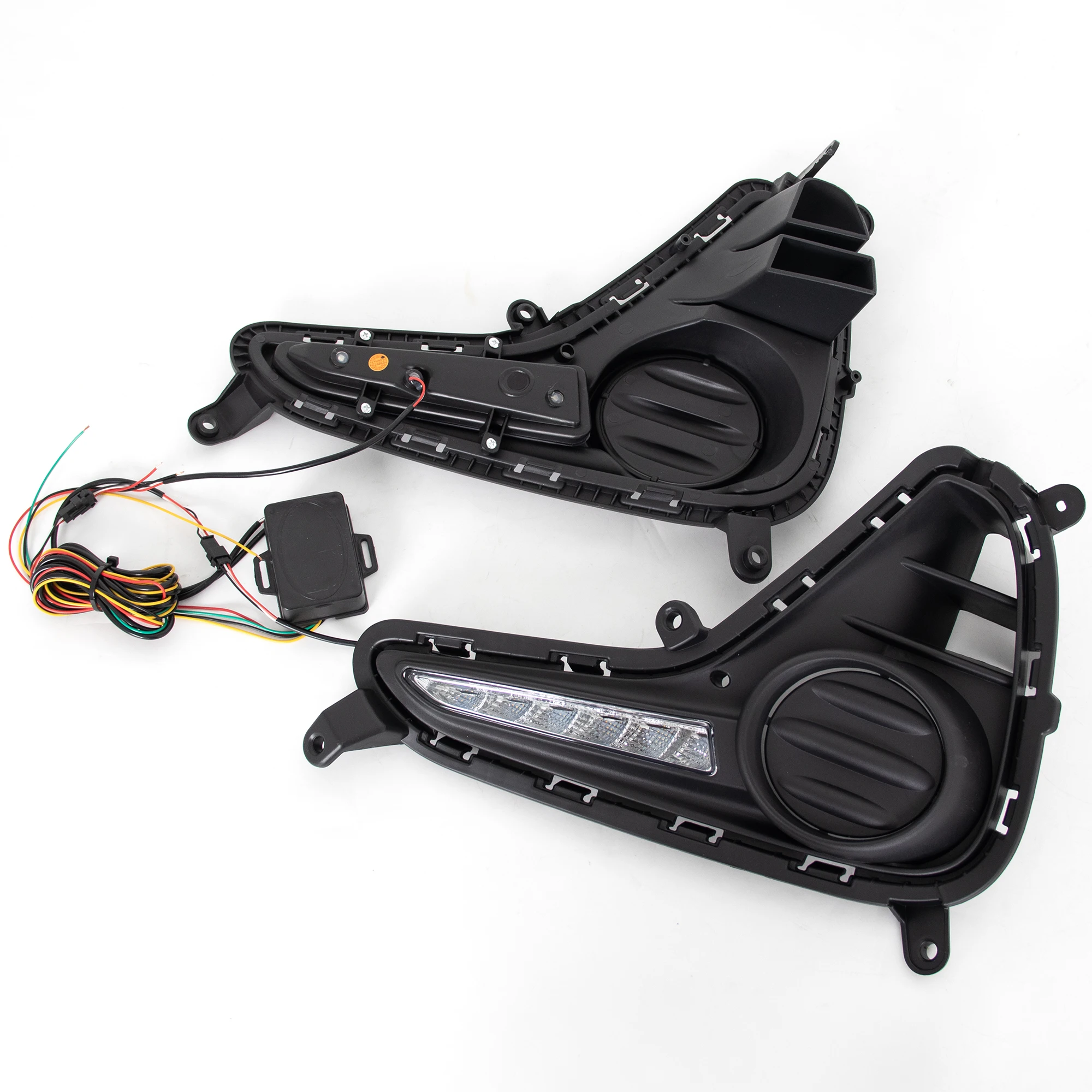 DRL for Hyundai I 10 Grand I10 2017 2018 2019 Car Daytime Running Light Front Fog Light Modified Running Yellow Turn Signal Lamp detail image 6
