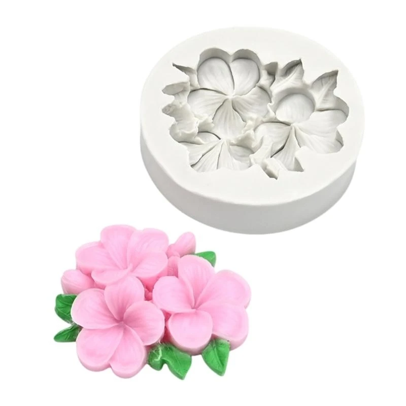 CORA Flower Fondant Silicone Molds for Chocolate Candy Cake Fondant Baking Silicone Molds for Candle Soap Making