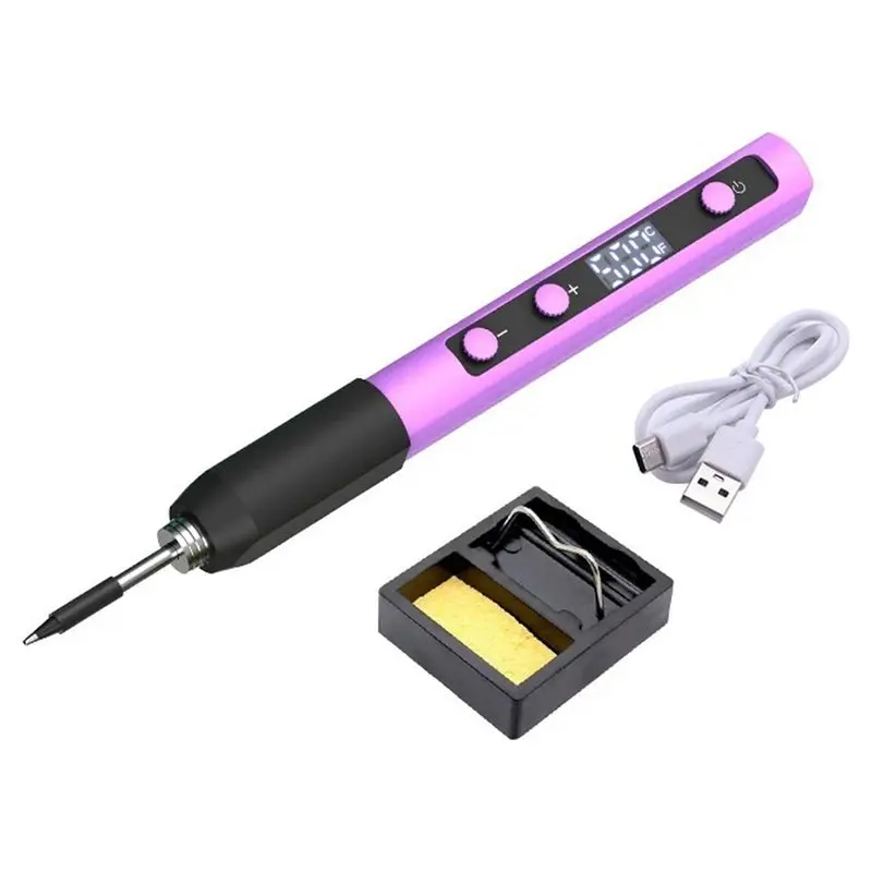 A20F-USB Soldering Iron Portable Digital Display Soldering Iron Kit With Fast Heating, Adjustable Temperature