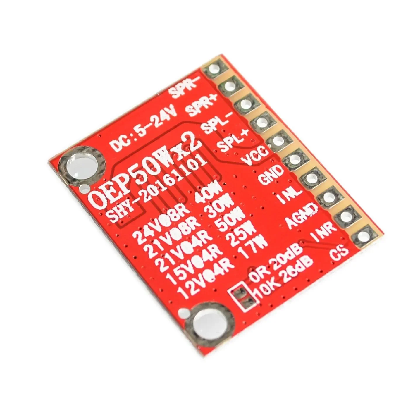 OEP50W*2 Mini Digital Amplifier Board Module Diy Amplifier Kit 50Wx2 Super TDA7498 TPA3116D2 - view 2