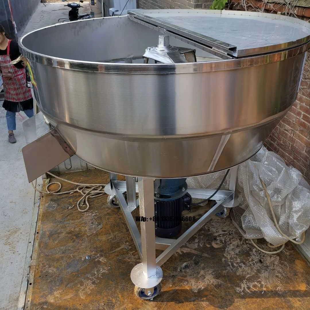 Vertical feed mixer Dry and wet mixers with multiple functions