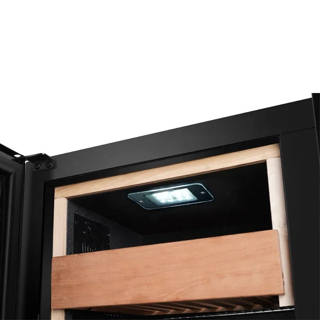 Electric Wine Cooler 40L Small Cigar Humidor Cooler For Home Or Hotel With Precise Thermostat