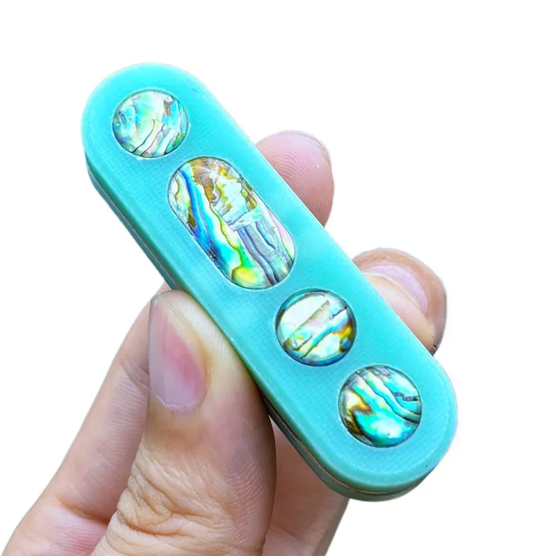Decompression toy fiberglass MUSI mechanical push card Ding Ding rhythm decompression artifact fingertip gyro push card