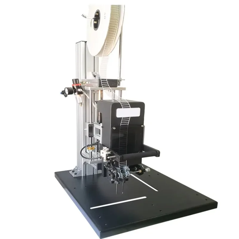 2026 High Speed Toy Packaging Binding Machine Pneumatic Staple Fasteners Machine With Elastic Pin Elastic Staple Pin Machine
