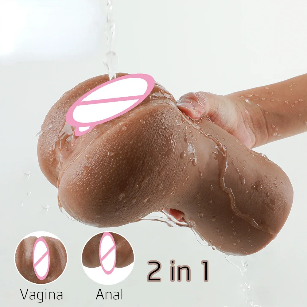 Soft Male Pocket Pusssy for Men Silicone Vagina Anal Realistic Male Masturbator Sex Tool For Men Sex Toys For Adult 18+ Pussy