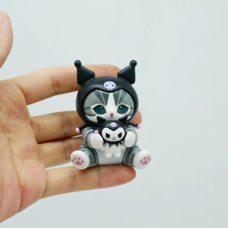 

Sanrio Character Mofusands Cats Blind Box Toys Cartoon Melody Mystery Pudding Dog COS Dress Up Cute Cat Doll Toys Kids Gifts