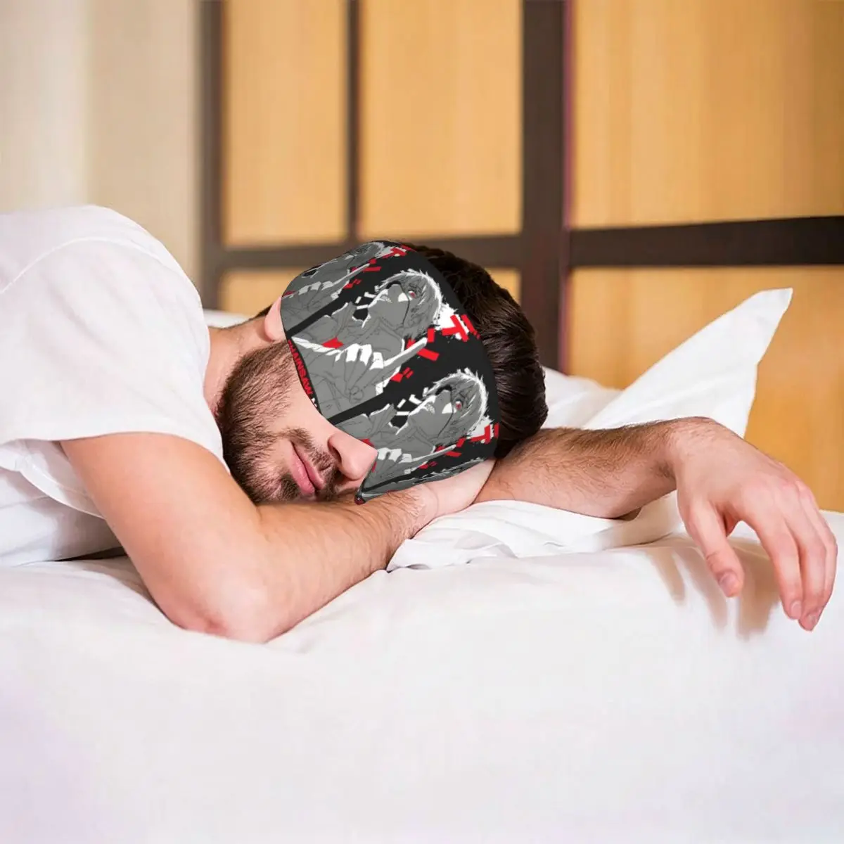 Anime Chainsaw Man Devil sleep eye mask Light Blocking Portable Eye Cover for Girls Boys Office Nap Party Gift Eyeshade eyepatch