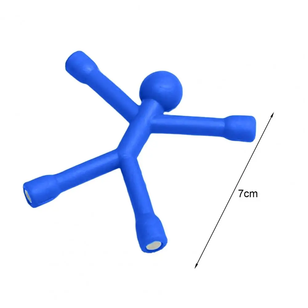 Q-man q-man子供用冷蔵庫用マグネット、ノベルティ科学玩具、冷蔵庫用マグネット、実践的な活動、創造的な樹脂、磁気玩具