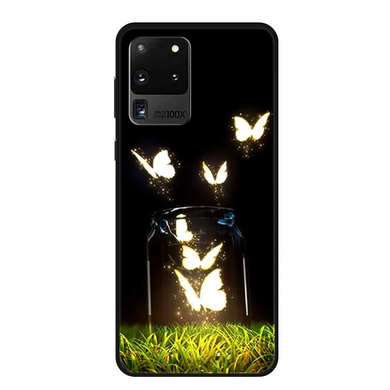 For Samsung S20 Ultra 5G Phone Cases Animals TPU Soft Silicone Back Cover for Samsung Galaxy S20 Ultra LTE 5G Funda Bumper Coque