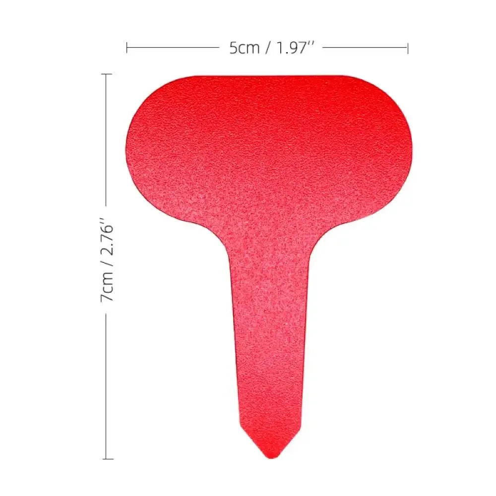 50-200Pcs 5x7cm Plastic Plant Tags, T-Shape Waterproof Reusable Garden Markers for Outdoor Potted Plants & Seedlings