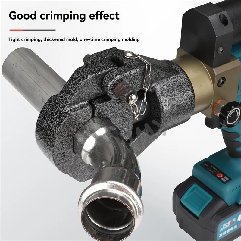 قابلة للشحن الفولاذ المقاوم للصدأ الأنابيب المكشكش ZYG-1550 الأنابيب الهيدروليكية العقص أداة كماشة الضغط