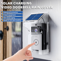 Waterproof Wireless Doorbells Solar Charge Cover Digital Door Peepholes Wifi Security Camera Intercom Video Smart Ring Door Bell