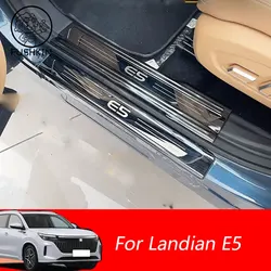 For DFSK Landian E5 NEV EVOLUTE i-Space  2025  Car Styling Threshold Trunk protector plate Stainless steel Sticker Accessories