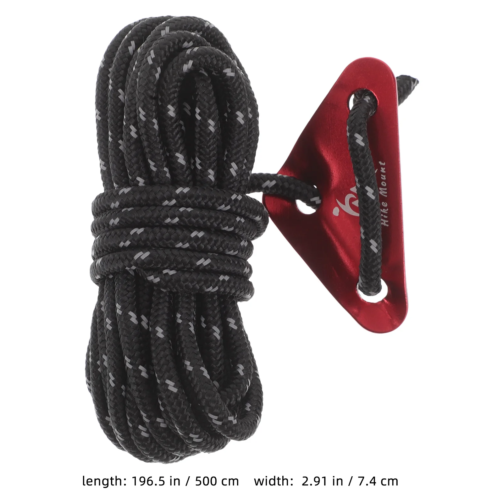 8 Uds cuerda de montañismo cuerda reflectante a prueba de viento para exteriores equipo de Camping cable de tienda ajustable seguro para senderismo