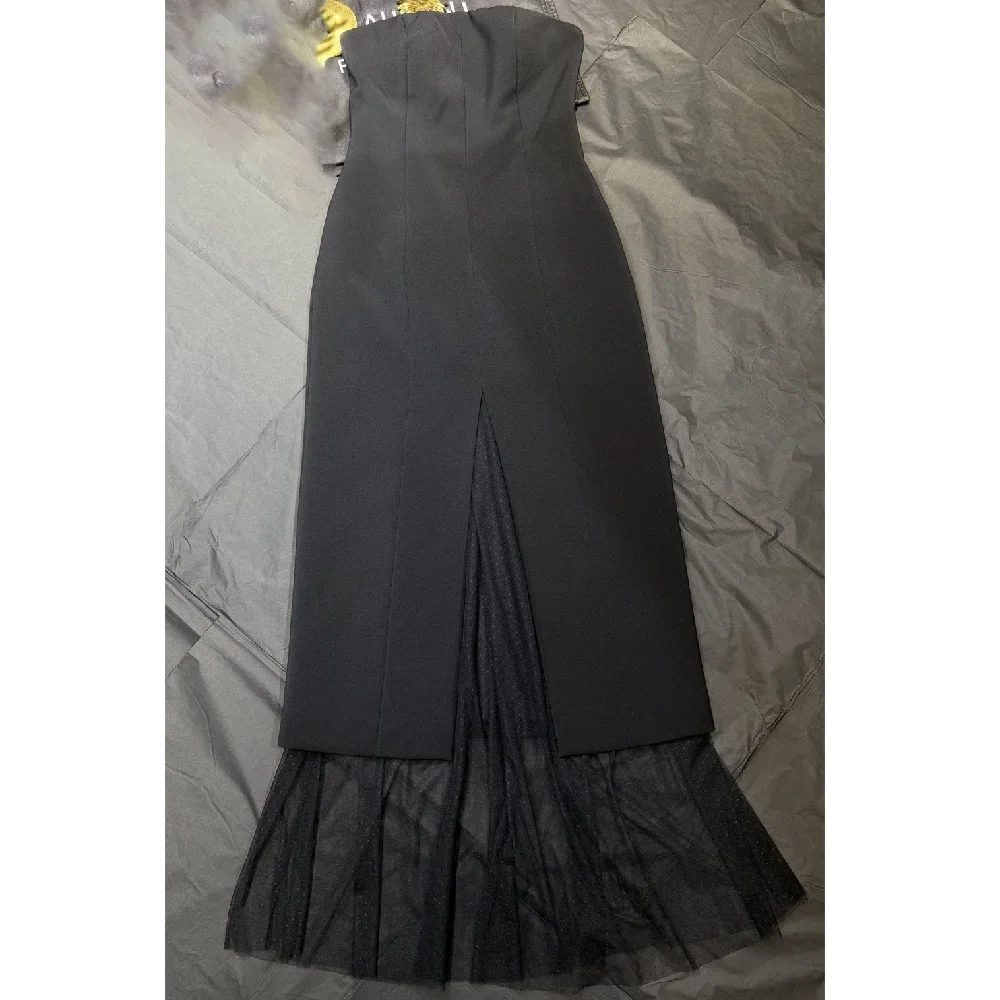 Sukienka damska bez ramiączek na lato 2026, satyna, koronkowe wstawki, gorset, seksowna sukienka damska, nowa moda Y2K, obcisła sukienka na imprezę, biustonosz