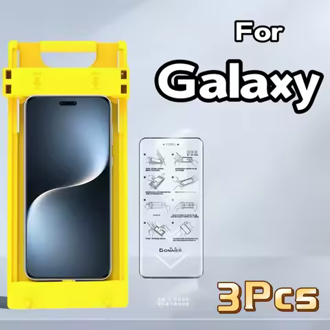 Ceramic Film Screen Protector 3Pcs For Samsung S25 S23 Ultra S24 S22 S21 Note 20 No Dust Positioning With Kit Not Tempered Glass