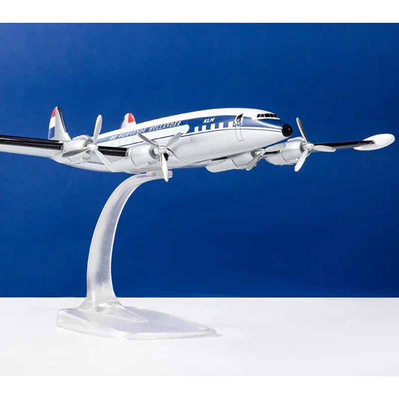 1/125 Scale L-1049 Royal Netherlands Aviation Plastic Aircraft Model Simulation Aircraft Model Collection Display Decorative