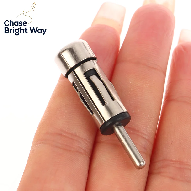 1/5PCS Car Radio Stereo Autoradio Accessories Vehicles Radio Stereo ISO To Din Aerial Antenna Mast Adapter Connector Plug