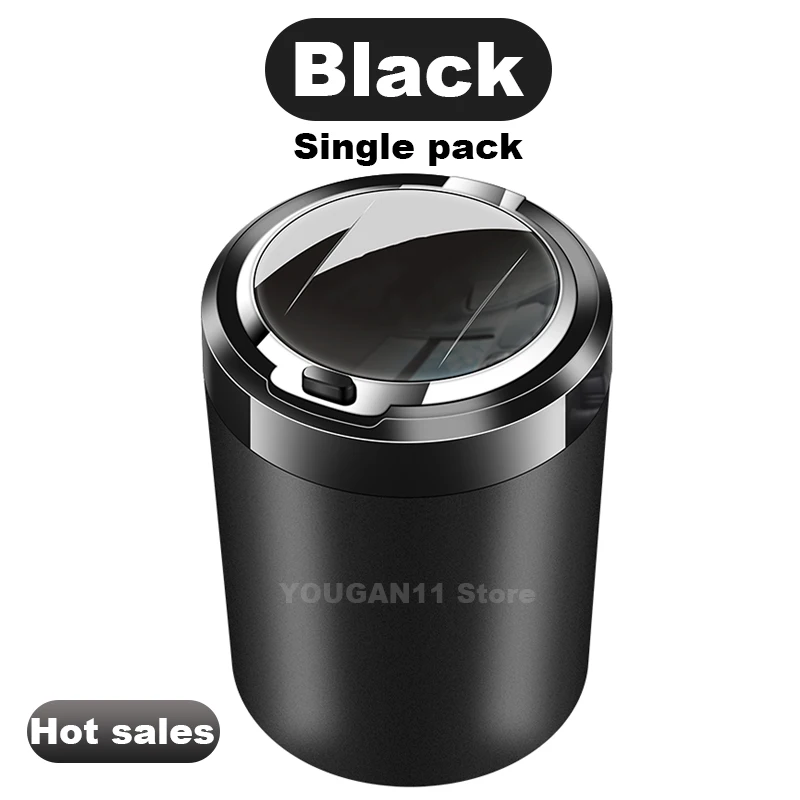 Car Ashtray Anti Smell For Volkswagen Tayron Tiguan ID.3 ID.5 ID.7 T-Cross T-Roc Taos 2025 Auto Vehicle Ashtray VW Accessories