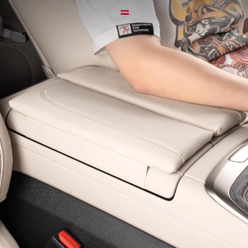 ل NIO ONVO L90 2025-2026 مسند ذراع السيارة صندوق ارتفاع وسادة مركز السيارة الغطاء الواقي الداخلية حماية الملحقات