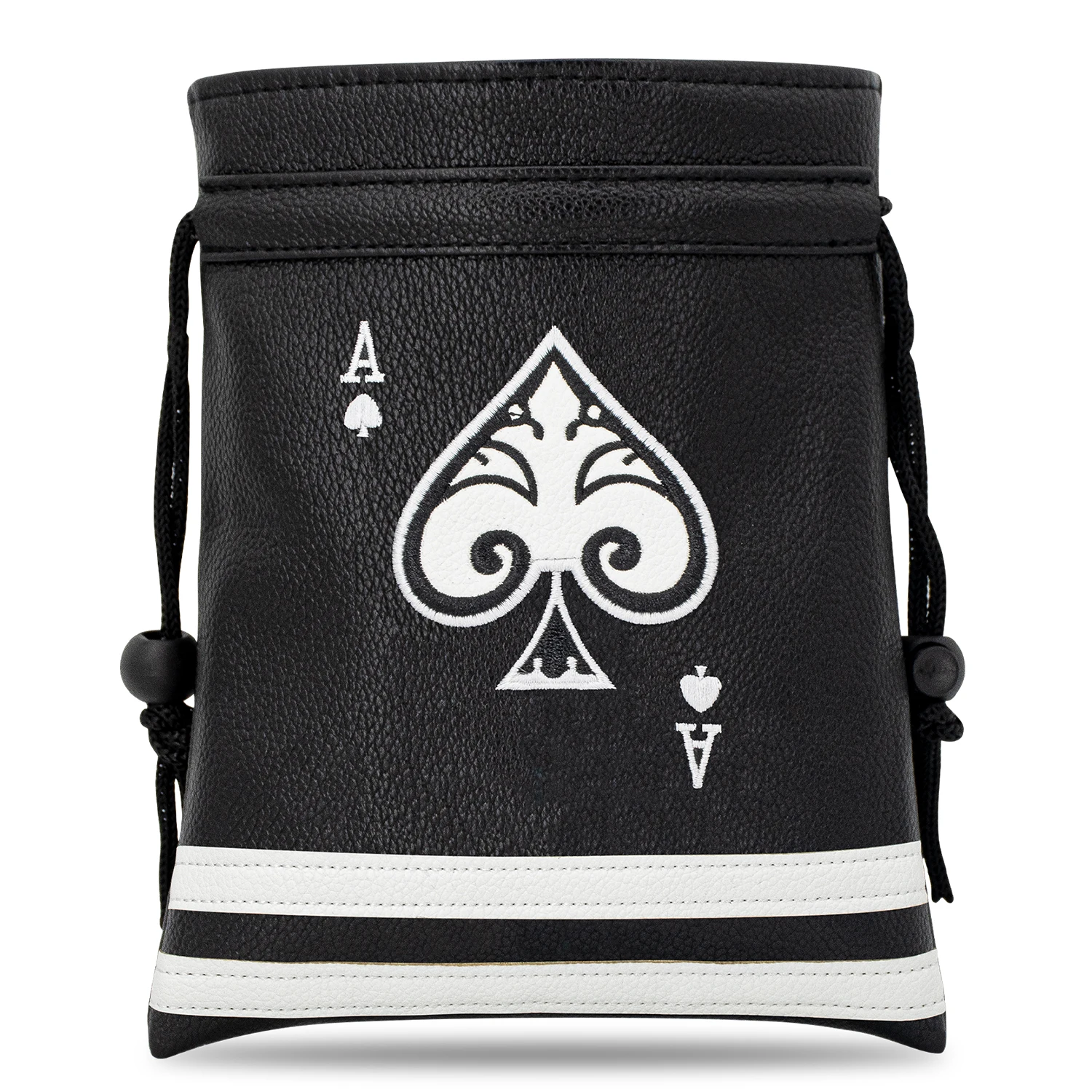 

Spade themed golf drawstring bag, golf course drawstring bag - easy to carry, dustproof and durable, golf accessories