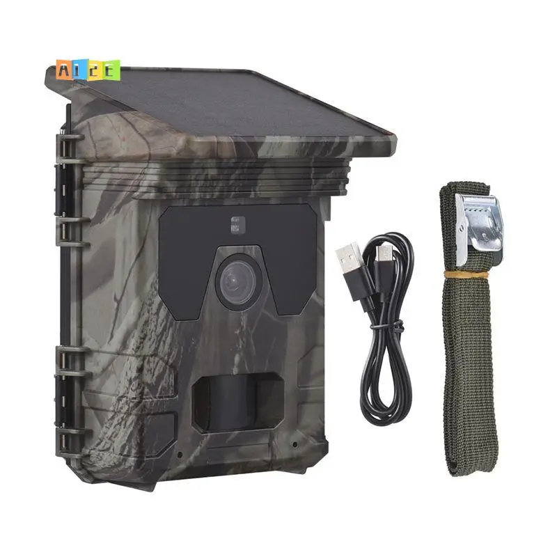 A12E-50MP 4K Video Trail Camera With Night Vision,0.3S Motion Activation,Waterproof For Outdoor Huntingand Garden Monitoring