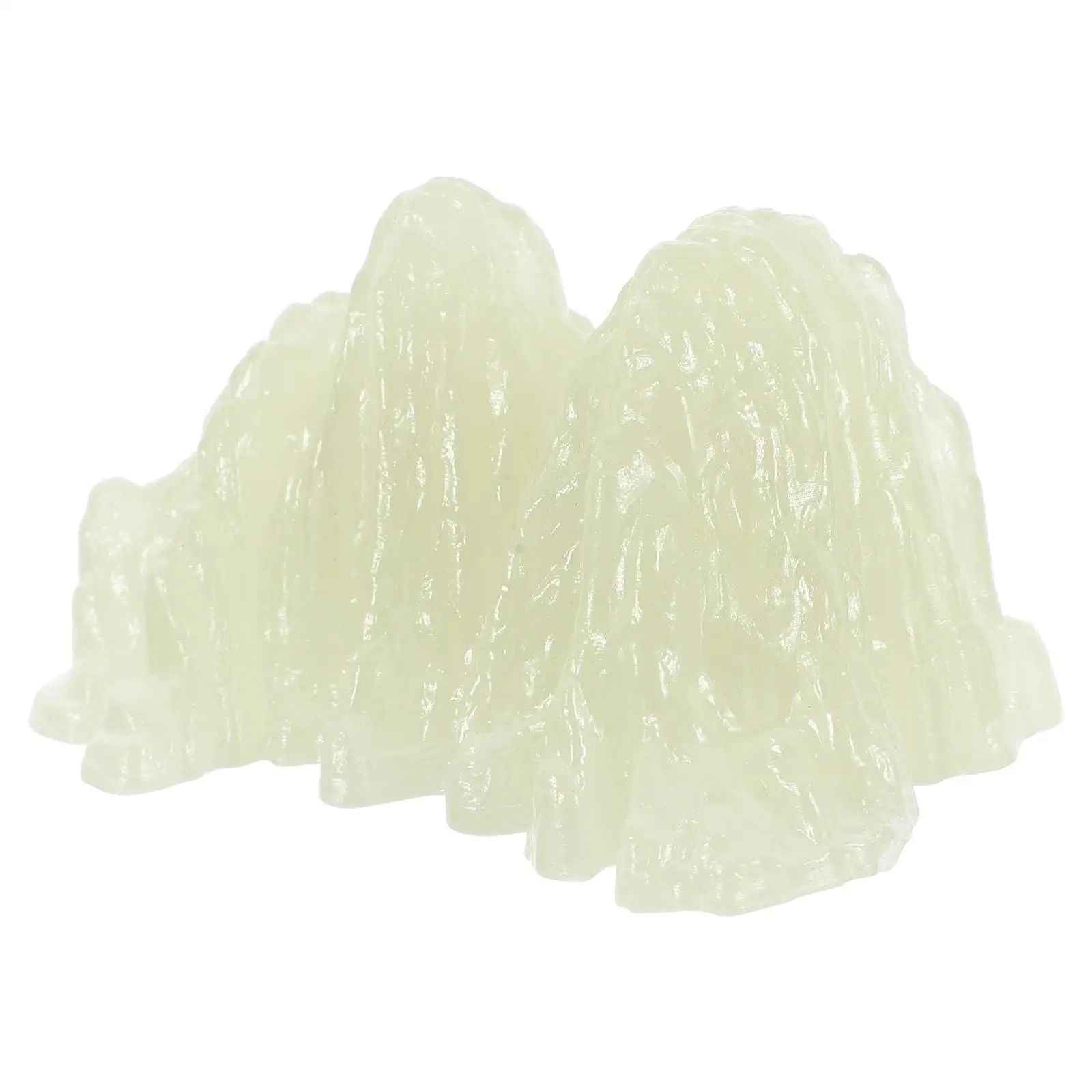 

Glowing Stones Night Light Green Small Rock Ornaments Hardwearing Material Fish Tank Garden Decorations Aquarium Stones Pet