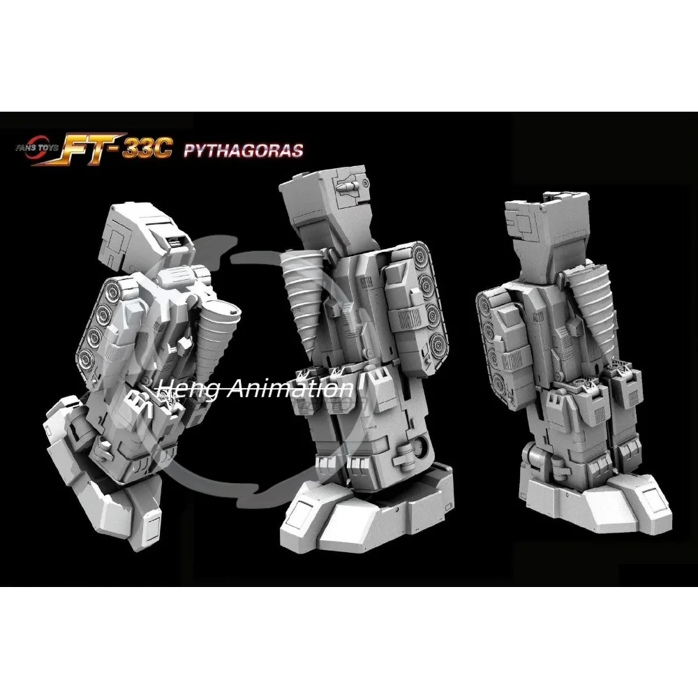 Preventa Fanstoys juguetes transformadores FT33C máquina perforadora cálculo King combinación avión figura de acción modelo figura