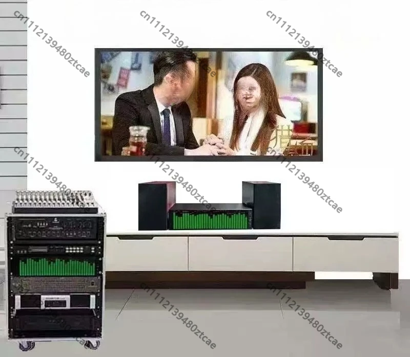 Dual Channel Bluetooth Module Spectrum Analyzer Cabinet Rhythm Light LED Full Color Display Stage Atmosphere Lighting