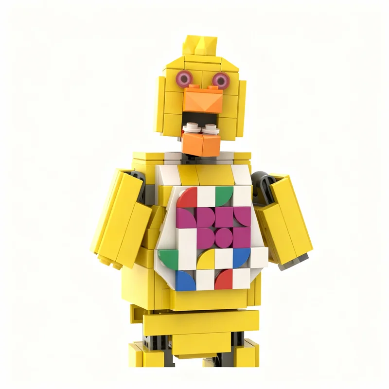 406 قطعة من مكعبات البناء على شكل شخصيات لعبة Five Nights at Freddy's، هدايا عيد الميلاد