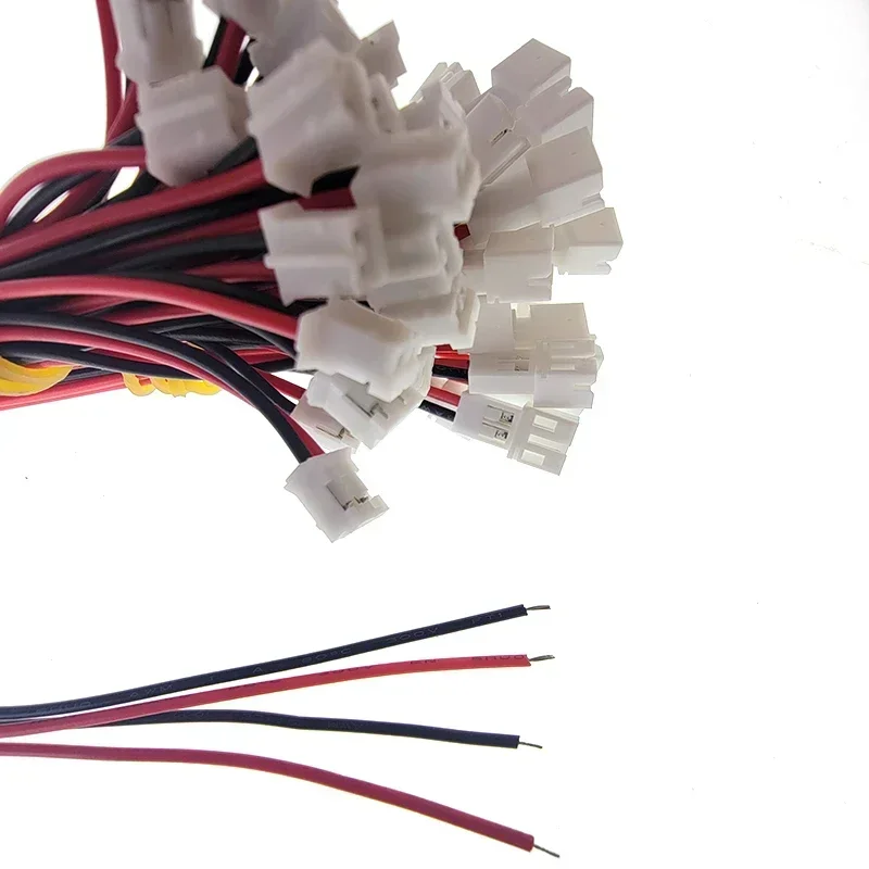 

PH 2.0mm 2Pin JST Wire Connectors Pitch JST 2P Micro Male Plug Female Jack Cable Adapter Micro Plug/Jack Socket Terminals 26AWG
