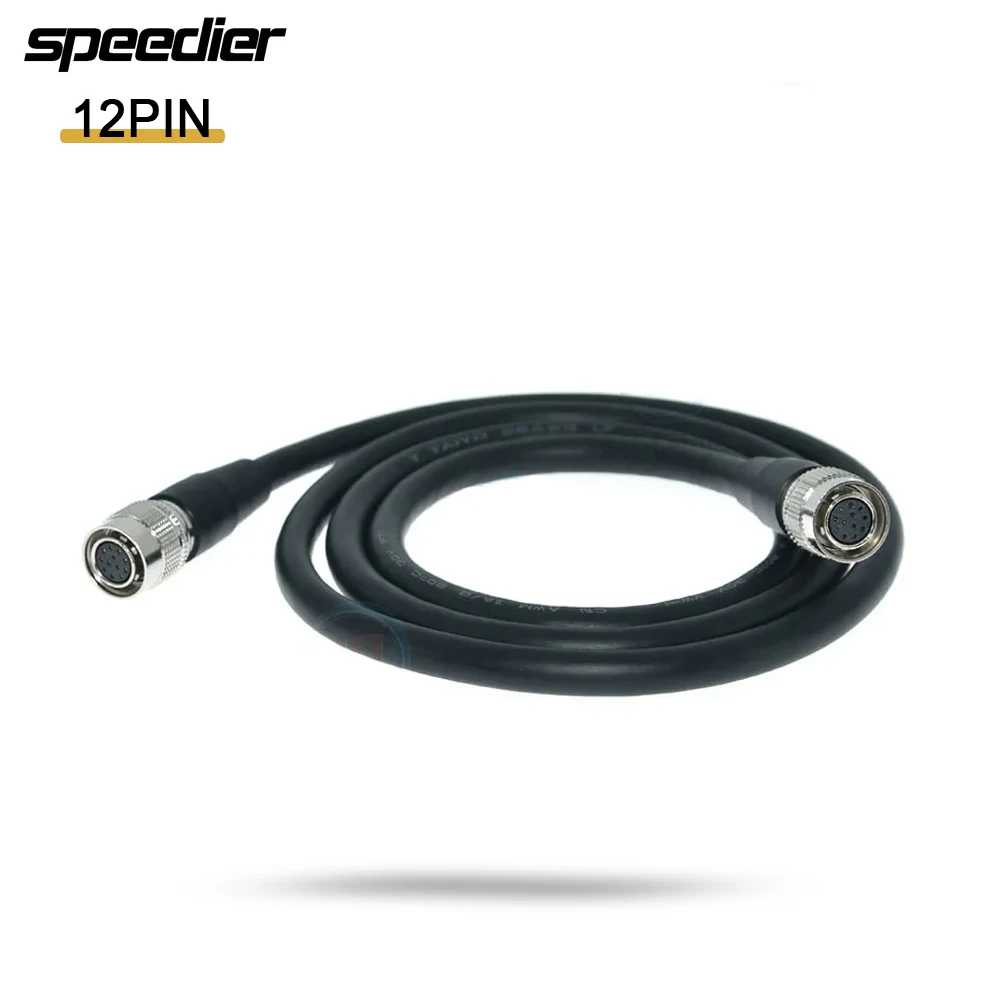 Industrial Camera 12PIN Female To Female Power Trigger Cable Hirose 12 Core Sony Basler DALSA Highly Flexible Drag Chain Cable