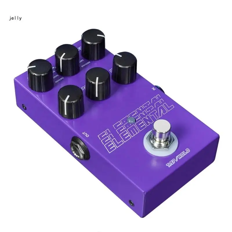 448C Electric Guitar Effect Pedals Digital Delay Pedal 9 Different Delay Guitar Effects Delay Pedal Guitar Accessory