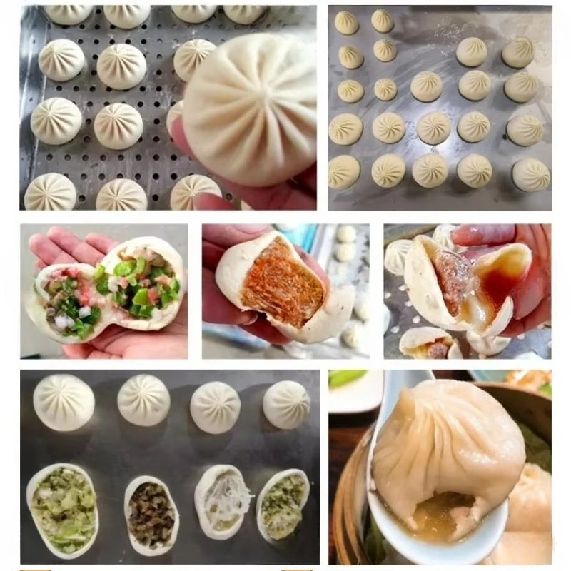 Large Factories Kubba Xiao Long Bao Machine Steam Bun Nepali Momo Making Machine Automatic Siomai Baozi Maker Mochi Machine